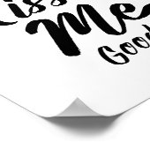 Altijd Kiss me Goodnight Art afdrukken Poster (Hoek)