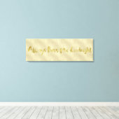 Altijd Kiss me Goodnight Canvas Afdruk (Insitu (Houten vloer))