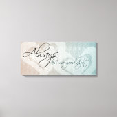 Altijd Kiss me Goodnight Canvas Afdruk (Voorkant)