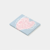 Altijd Kiss me Goodnight Post-it® Notes (Schuin)