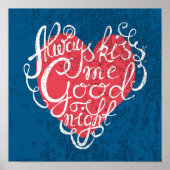 Altijd Kiss me Goodnight Poster (Voorkant)