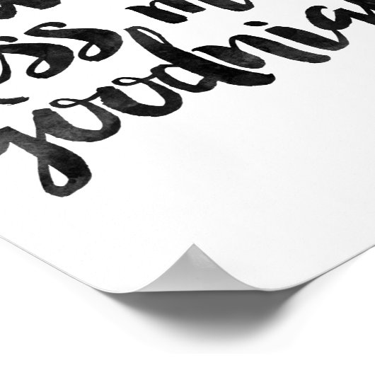 Altijd Kiss me Goodnight Poster (Hoek)