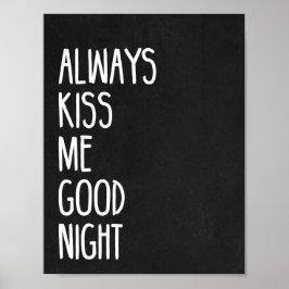 Altijd Kiss me Goodnight Poster