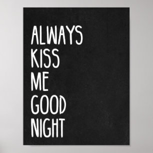 Altijd Kiss me Goodnight Poster