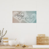 Altijd Kiss me Goodnight Poster (Keuken)