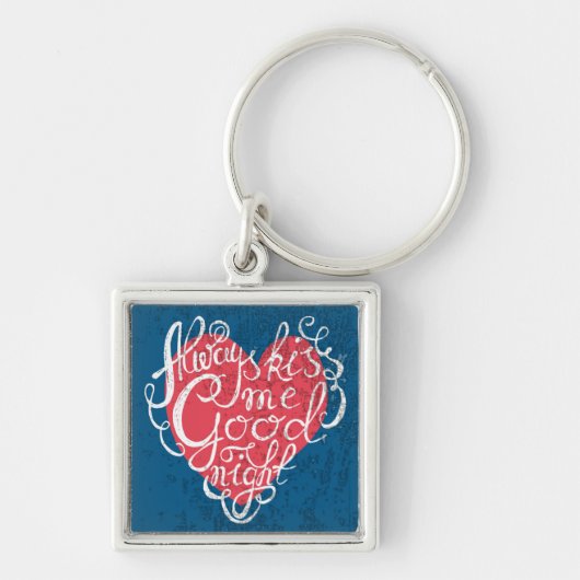 Altijd Kiss me Goodnight Sleutelhanger (Voorkant)