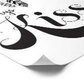 Altijd Kiss me Goodnight Wall Art Poster (Hoek)