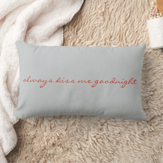 Altijd Kiss me Goodnight's bed-worp Kussen (Deken)