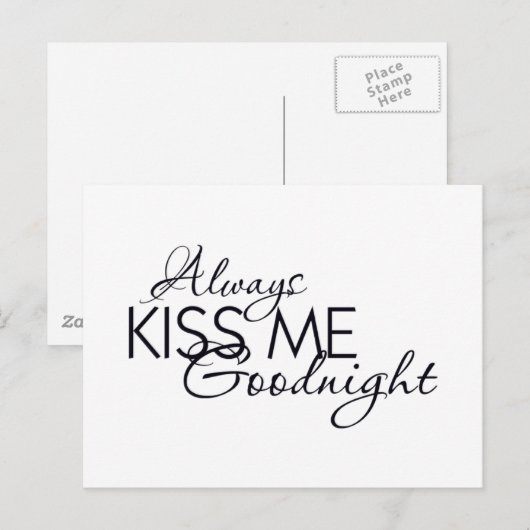 ALTIJD KIST ME DAT IK VAN DE MARRIAGE RELATIONSHI  BRIEFKAART (Voorkant / Achterkant)