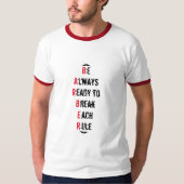 Altijd Klaar Barber T-Shirt (Voorkant)