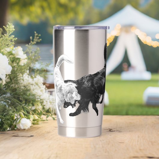 Altijd klaar om te spelen geïsoleerde drinkbeker (Huwelijk)