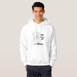 Altijd klaar om uw Mannen van Noten te beschermen  Hoodie