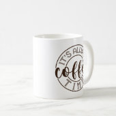 Altijd koffie-tijd koffiemok (Voorkant rechts)