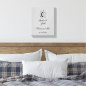 Altijd kus me Good Night Wedding Gift Canvas Afdruk (Insitu (Slaapkamer))