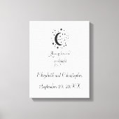 Altijd kus me Good Night Wedding Gift Canvas Afdruk (Voorkant)