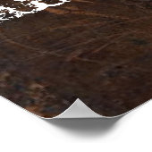 Altijd Kus me Goodnight  Leder Kijk eens Poster (Hoek)