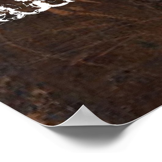 Altijd Kus me Goodnight  Leder Kijk eens Poster (Hoek)