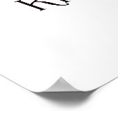 Altijd Kus me Goodnight Lips Poster (Hoek)