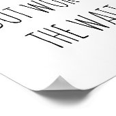 Altijd laat maar het is de moeite waard om te wach poster (Hoek)