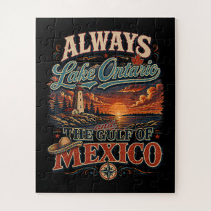 Altijd Lake Ontario en de Golf van Mexico Legpuzzel