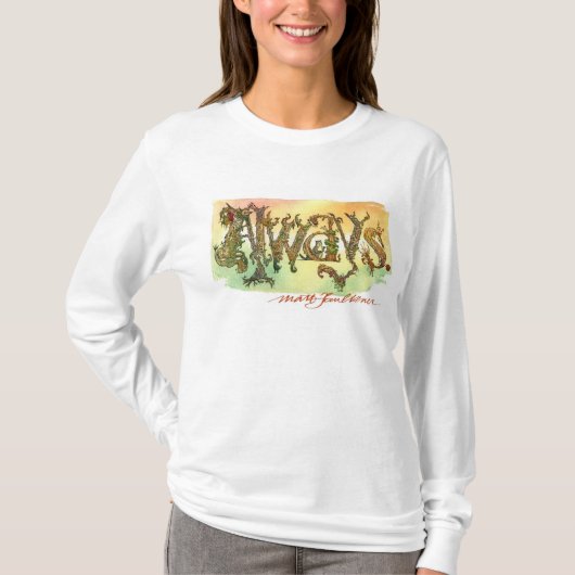 Altijd! Lange T-shirt voor dames (Voorkant)