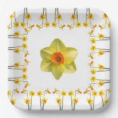 Altijd lente. papieren bordje (Voorkant)