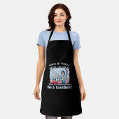 Altijd leraar zijn schort (Gedragen)