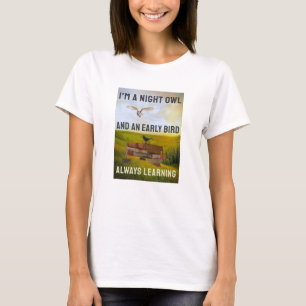 Altijd leren (licht) T-shirt