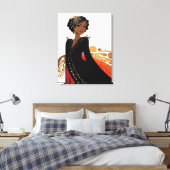 Altijd leuk #9 Uitnodiging Canvas Afdruk (Insitu (Slaapkamer))