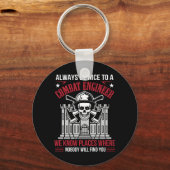 Altijd leuk Combat Engineer Niemand vindt je Sleutelhanger (Voorkant)