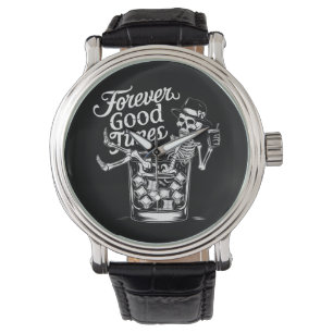 Altijd Leuk Tijd Grappige Halloween Schedel Horloge
