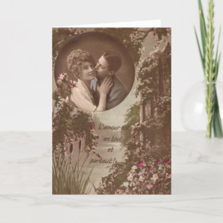 Altijd liefde feestdagen kaart