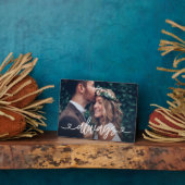 Altijd liefde harten Valentijnse  gepersonaliseerd Fotoplaat (Zijkant)