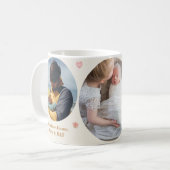 Altijd liefde - Mama & Papa 3-foto aangepaste mok (Voorkant links)