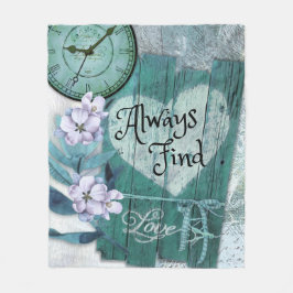 Altijd liefde vinden fleece deken