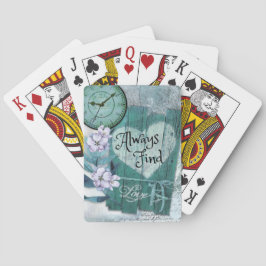 Altijd liefde vinden pokerkaarten