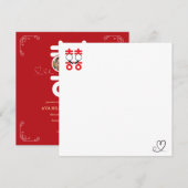 altijd liefdesfolie uitnodiging postkaart (Voorkant / Achterkant)