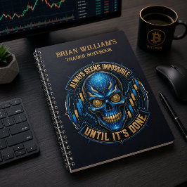 Altijd lijkt het onmogelijk Bitcoin Notitieboek