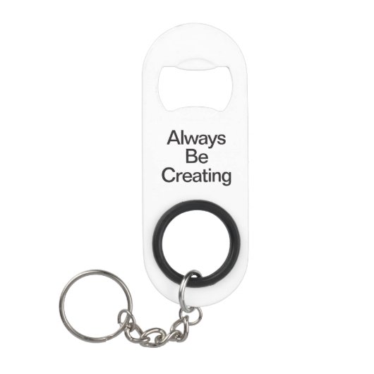 altijd maken sleutelhanger flessenopener (Voorkant)