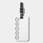 ALTIJD MARTINI TIJD ERGENS CAKE TOPPER PICK BAGAGELABEL (Voorkant verticaal)