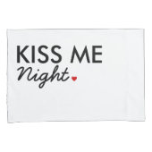 "Altijd me goed nacht kus" | Reeks piloten Kussensloop (Voorkant-Rechts)