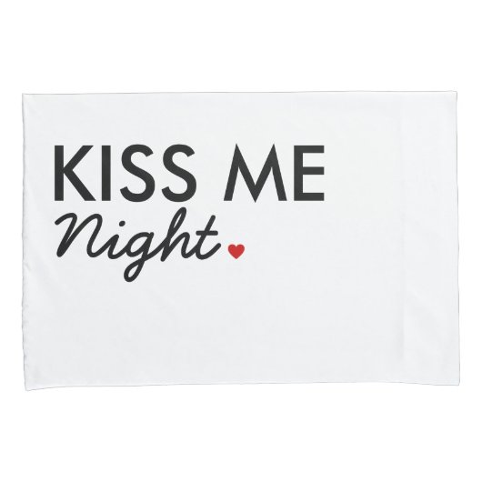 "Altijd me goed nacht kus" | Reeks piloten Kussensloop (Voorkant-Rechts)