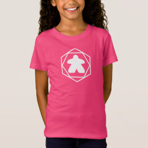 Altijd Meeple White Art Girls Shirt