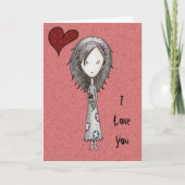 "Altijd" (Meisje) Kaart (Voorkant)