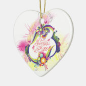 Altijd met jou keramisch ornament (Links)