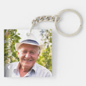 Altijd met jullie begrafenissympathie Memorial Sle Sleutelhanger (Achterkant)