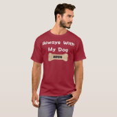 Altijd met mijn hond ZEUS T-shirt (Voorkant volledig)