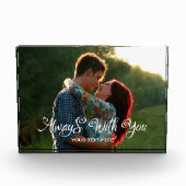 Altijd met u Gepersonaliseerd Fotoblok (Voorkant)