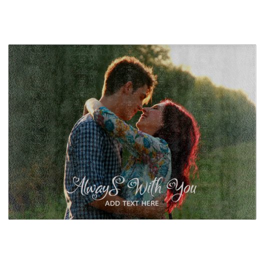 Altijd met u persoonlijk snijvlak snijplank (Voorkant)