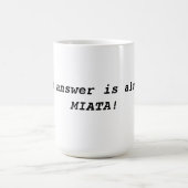 Altijd Miata koffie mok. Koffiemok (Center)